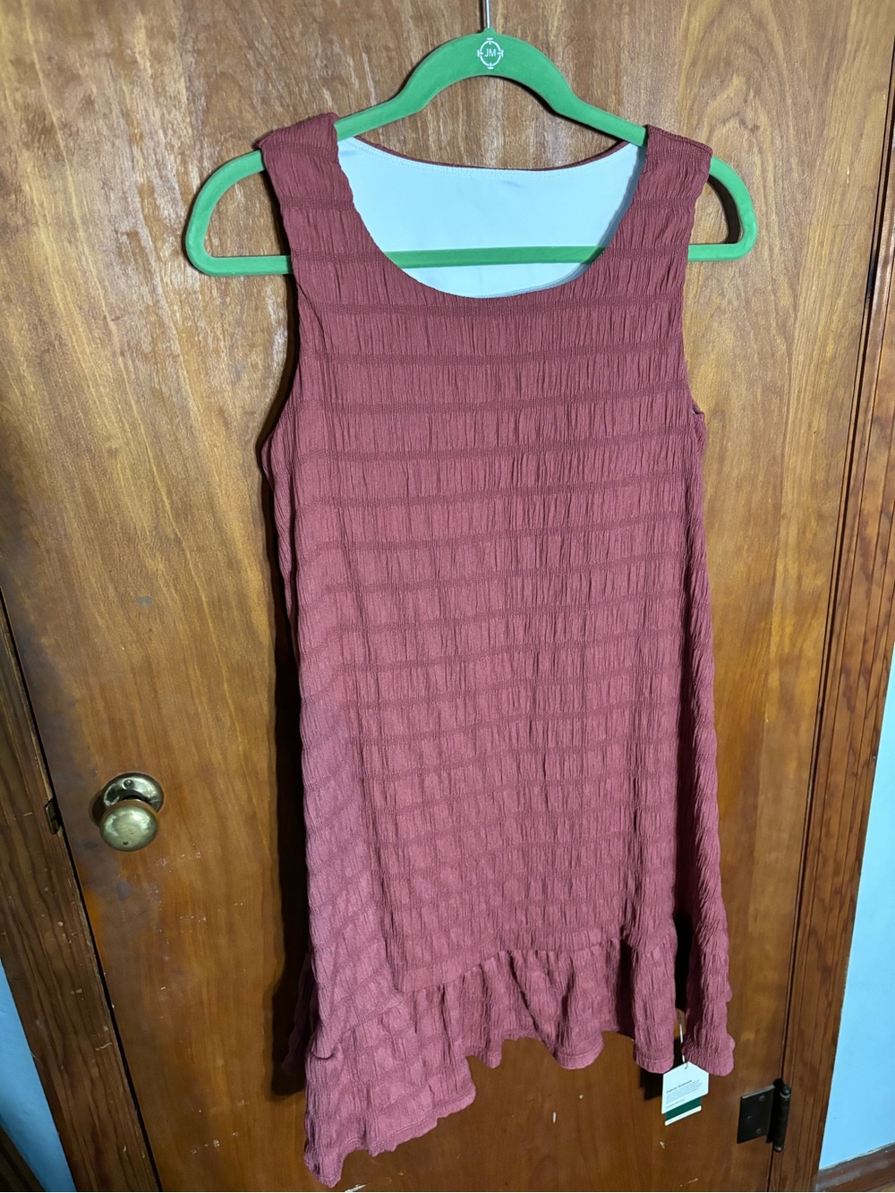 NWT Halara Sleeveless Dress with Built-in Bra Size Medium Rose Pink Stretch New